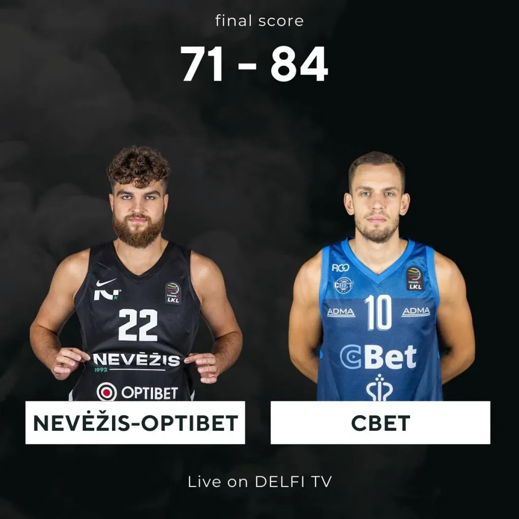 Kėdainių „Nevėžis-Optibet“ nusileido Prienų „CBet“ ekipai