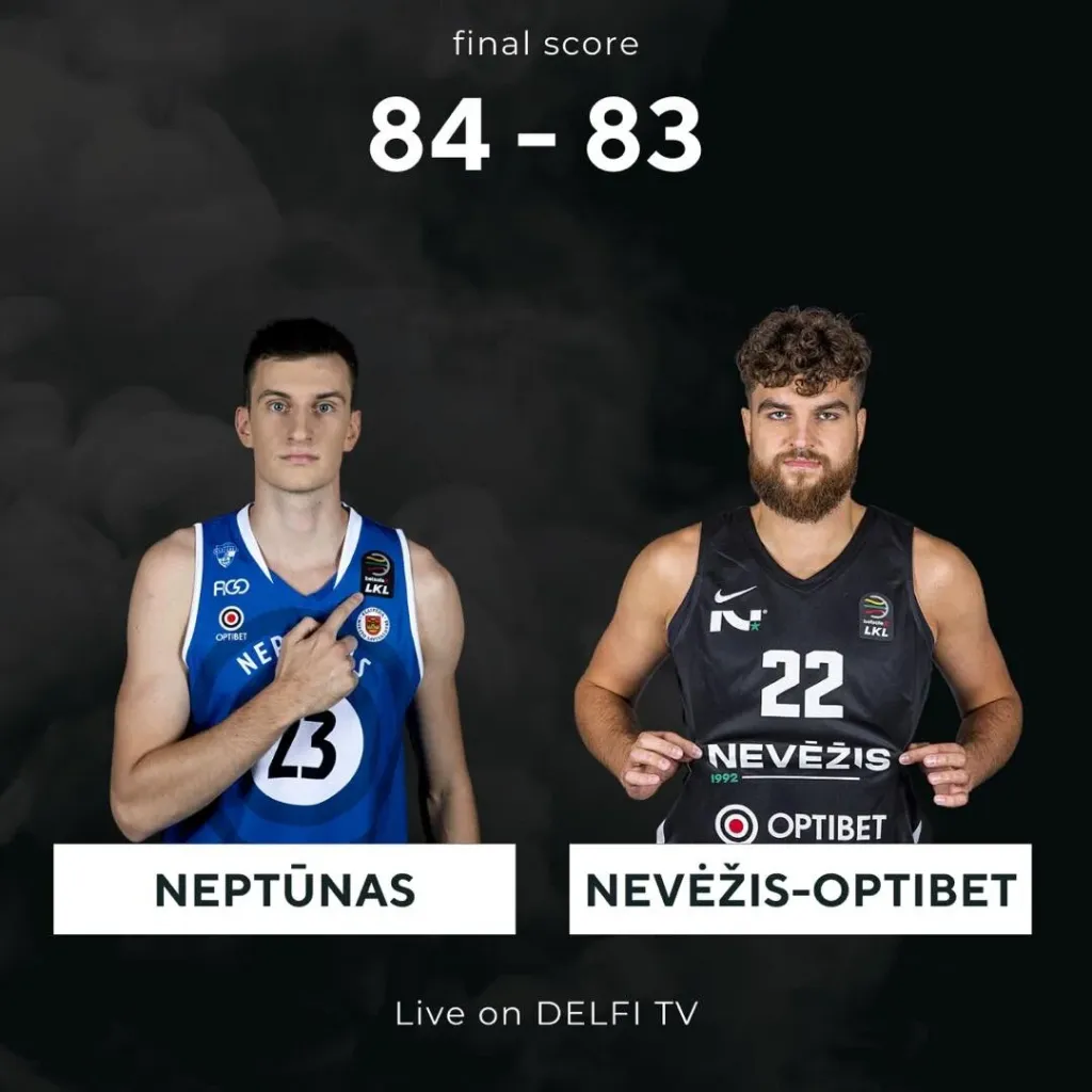 Po atkaklios kovos išvykoje nusileista Klaipėdos „Neptūnui“