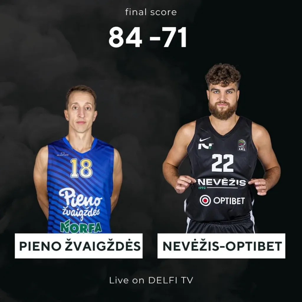 Kėdainių „Nevėžis-Optibet“ patyrė pralaimėjimą Pasvalyje