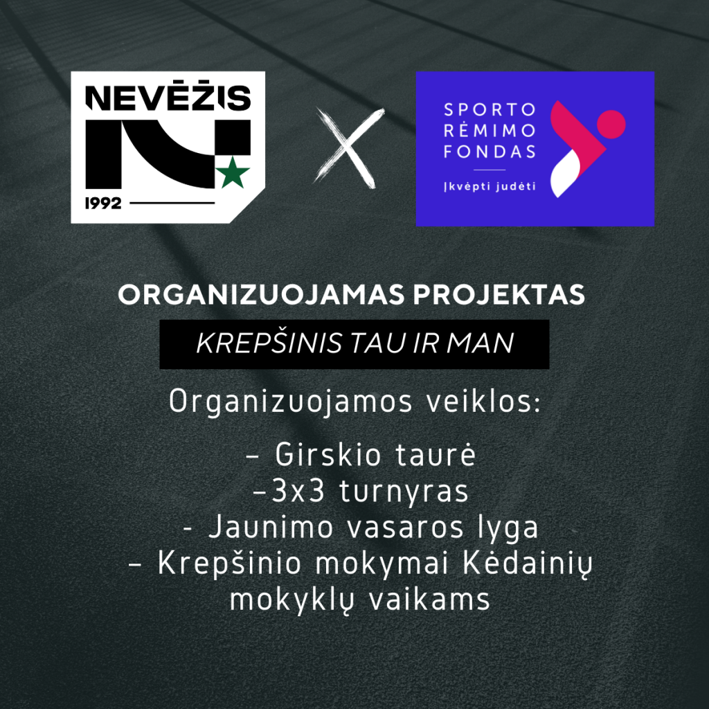 Įgyvendinsime projektą „Krepšinis tau ir man“