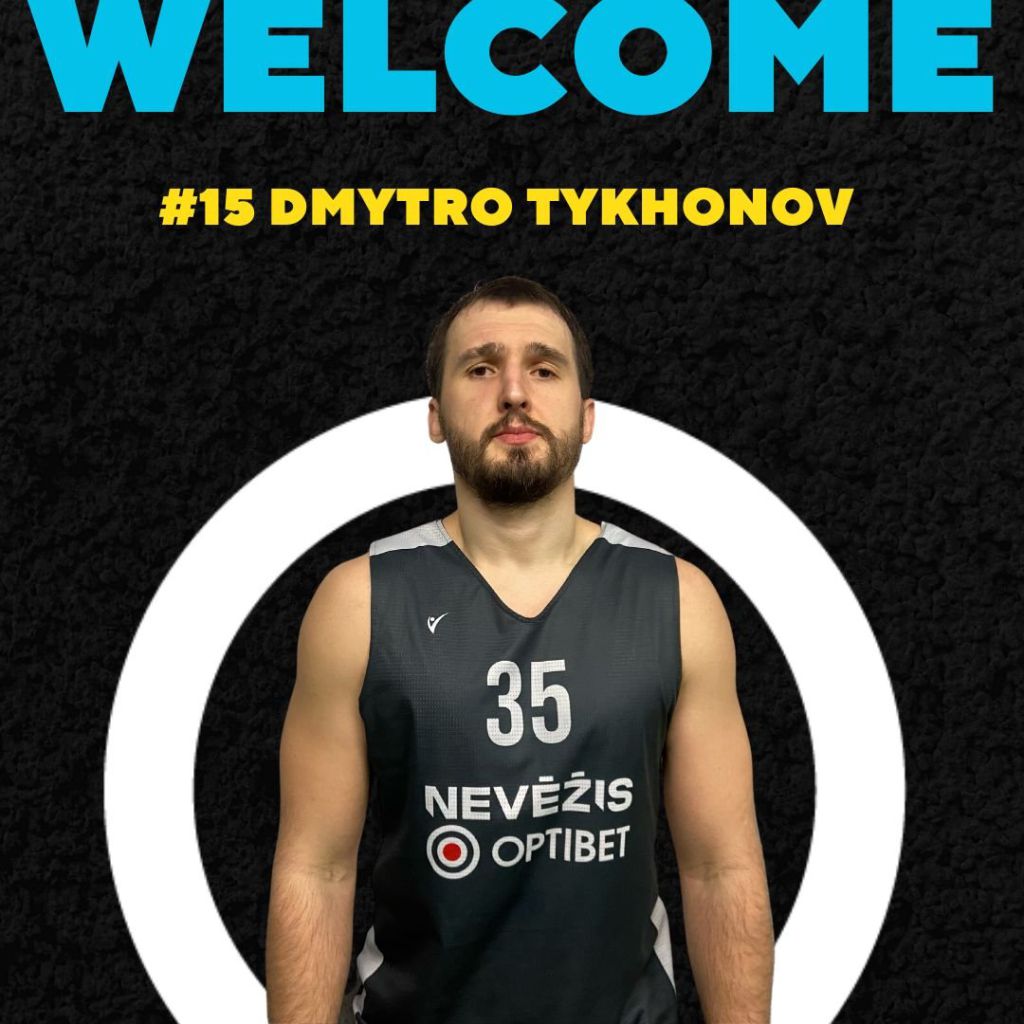 Prie komandos prisijungė ukrainietis Dmytro Tykhonovas