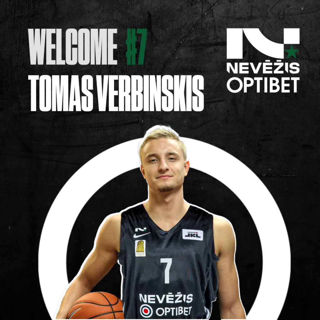 Komandos sudėtį papildė puolėjas Tomas Verbinskis
