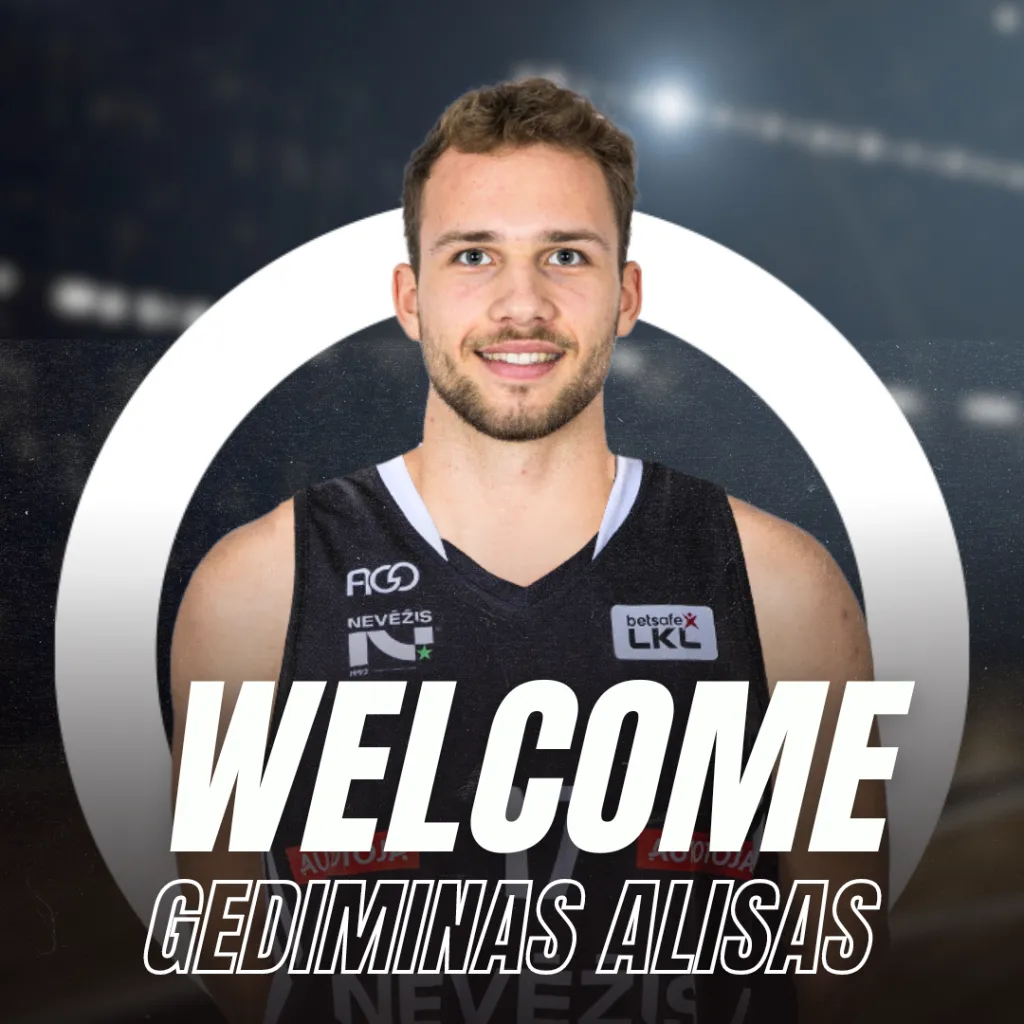 Komandos priekinę liniją stiprina puolėjas Gediminas Alisas