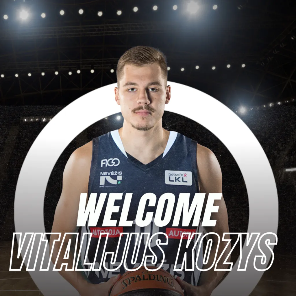 Komandos sudėtį papildė puolėjas Vitalijus Kozys