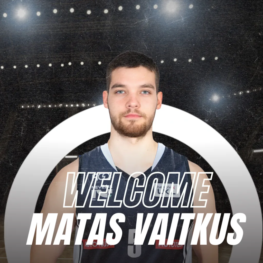 Komandos gynėjų grandį papildė Matas Vaitkus