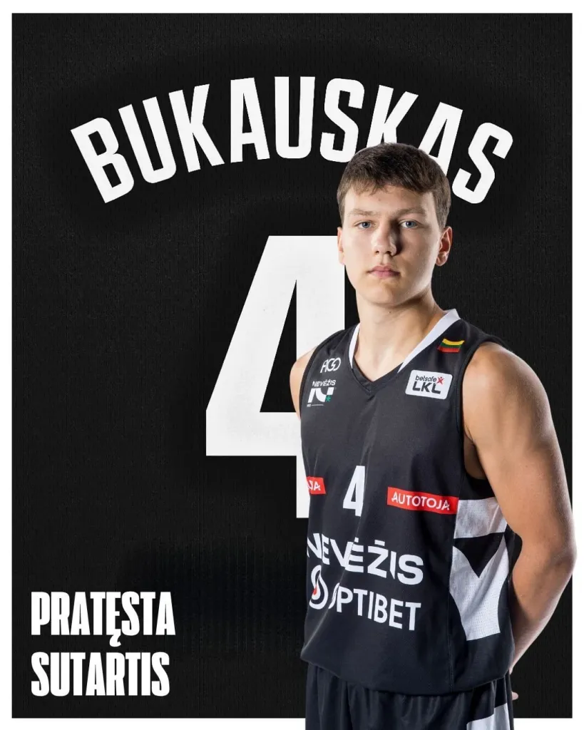 Nojus Bukauskas lieka „Nevėžyje“ – pasirašyta nauja ilgalaikė sutartis