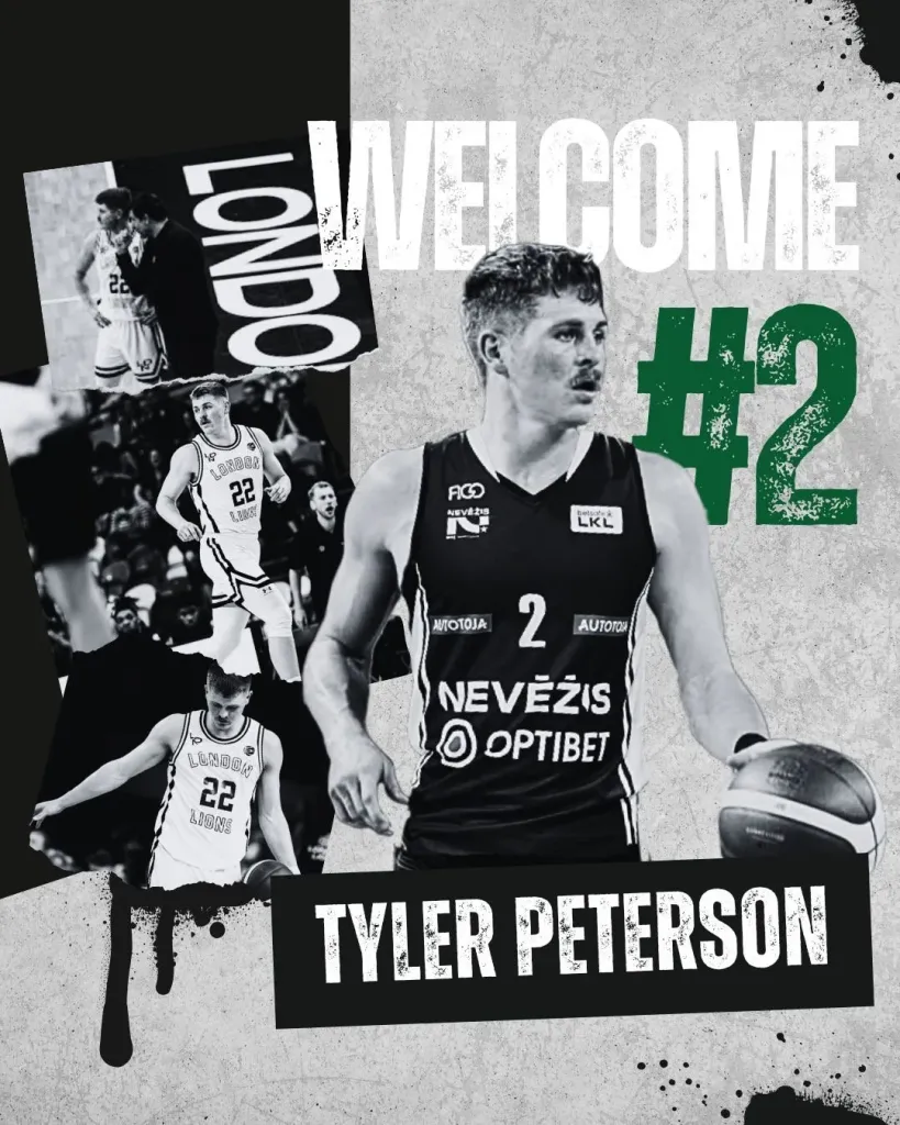 Gynėjų grandį stiprina įžaidėjas Tyler Peterson