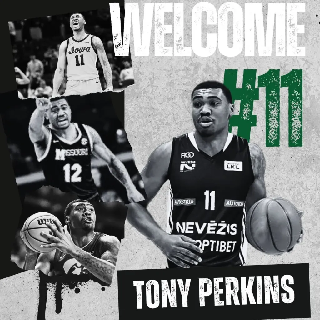 Pirmasis ateinančio sezono naujokas – amerikietis Tony Perkins