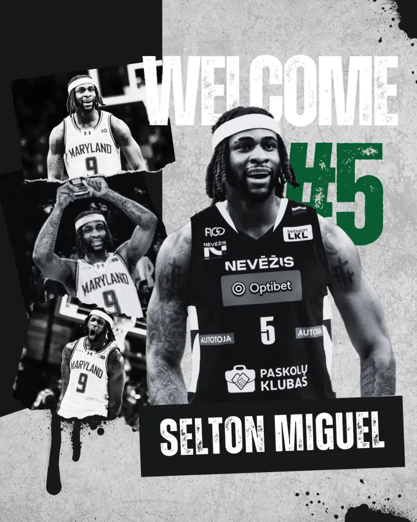 Prie komandos jungiasi gynėjas Selton Miguel
